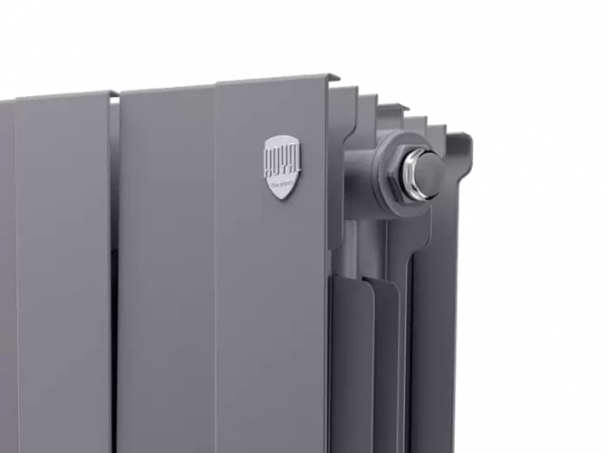 Биметаллический радиатор отопления Royal Thermo PianoForte 300 12 секций Silver Satin