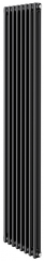 Стальной трубчатый радиатор 2-колончатый Royal Thermo Insignia C2180 - 08 секц. RAL9005m, боковое 1/2