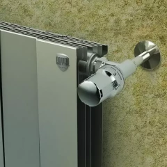 Биметаллический радиатор отопления Royal Thermo PianoForte 500 VD 6 секций Silver Satin