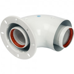 Адаптер коаксиальный STOUT для котла 90° D60/100