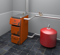 Твердотопливный котел Теплодар КУППЕР ПРО-36 (2.0)