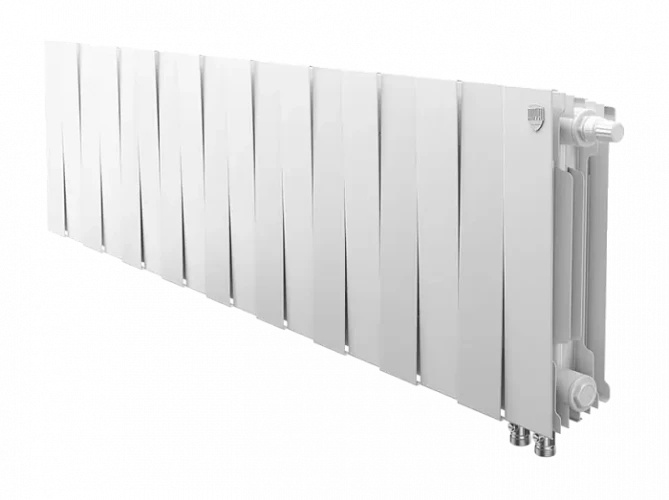 Биметаллический радиатор отопления Royal Thermo PianoForte 300 18 секций Bianco Traffico VDR