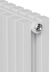 Стальной трубчатый радиатор 2-колончатый Royal Thermo Shift Q30 C2050 - 08 секц. RAL9016, боковое 1/2