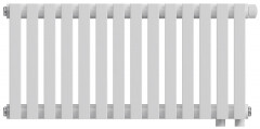 Стальной трубчатый радиатор 2-колончатый Royal Thermo Shift Q30 VC2030 - 14 секц. RAL9016, нижнее 1/2