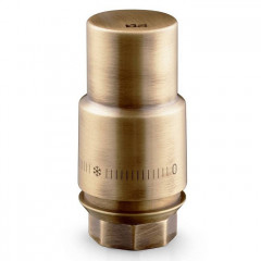 Термоголовка жидкостная Royal Thermo DESIGN М30х1,5 бронза (корпус металл)