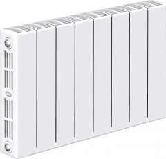 Биметаллический радиатор Rifar SUPReMO 350 х 8 секц НП прав (VR)