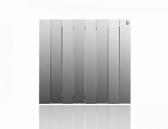Биметаллический радиатор отопления Royal Thermo PianoForte 500 VD 8 секций Silver Satin