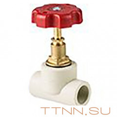 Вентиль РосТурПласт 90° в сборе внутр/внутр 25 арт.15524