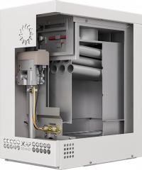 Напольный газовый котел Сигнал КОВ-10СВПС TGV Жар Compact