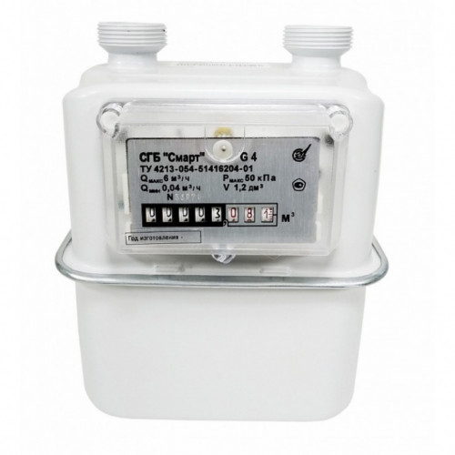 Счетчик газа СГБ-G4 1 1/4 Сигнал Правый Смарт верхний подвод