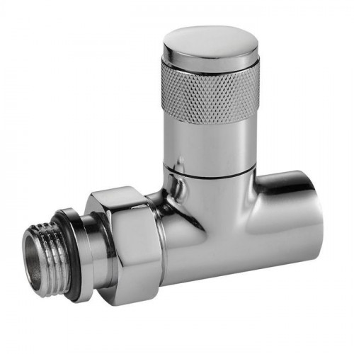 Набор вентелей Royal Thermo PIANO, ПРЯМОЙ, (2 шт) хром