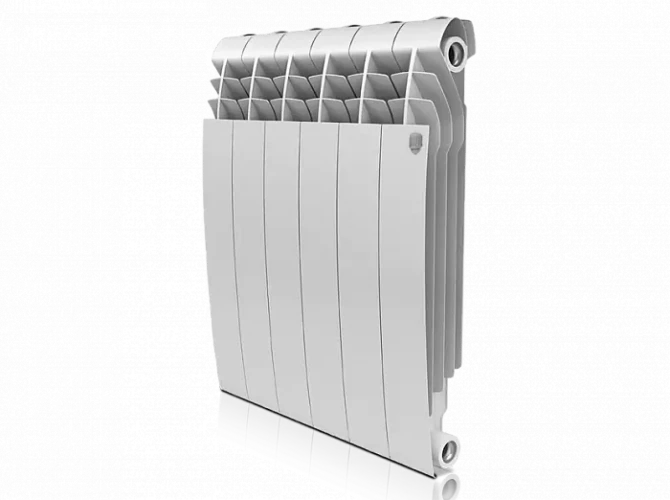 Биметаллический радиатор отопления Royal Thermo BiLiner 500 10 секций Bianco Traffico