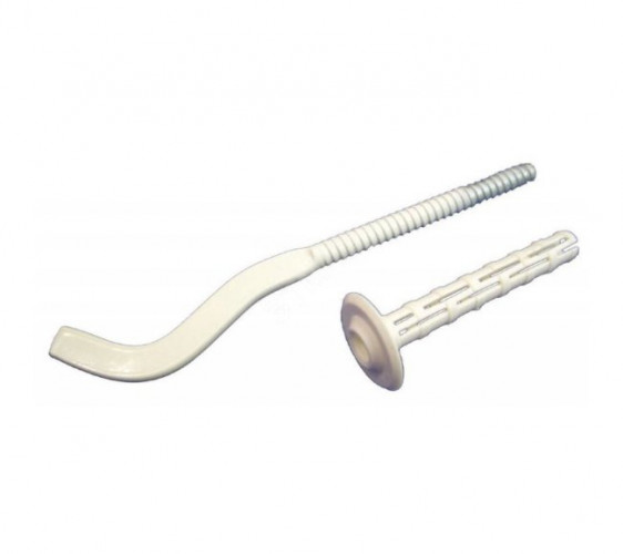 Кронштейн для радиаторов штырьевой с дюбелем 7*300